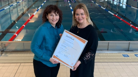 Jena pools successfully certified in energy management