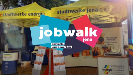 Bummeln & bewerben: Stadtwerke Jena Gruppe beim 3. Jobwalk