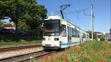 Unterbrechung der Straßenbahn-Linie 2 
