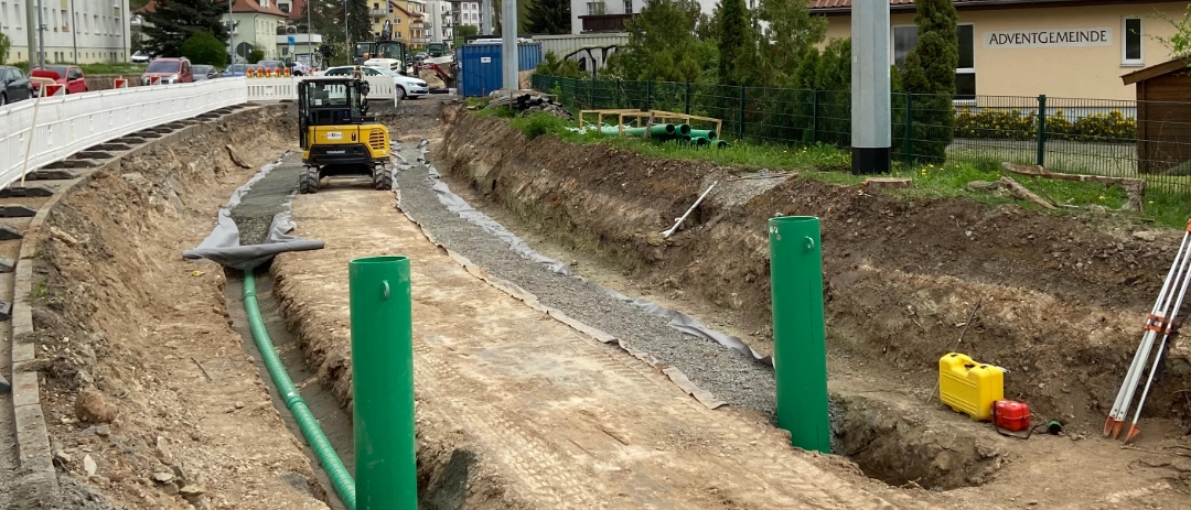 Bauablauf in Jena-Nord