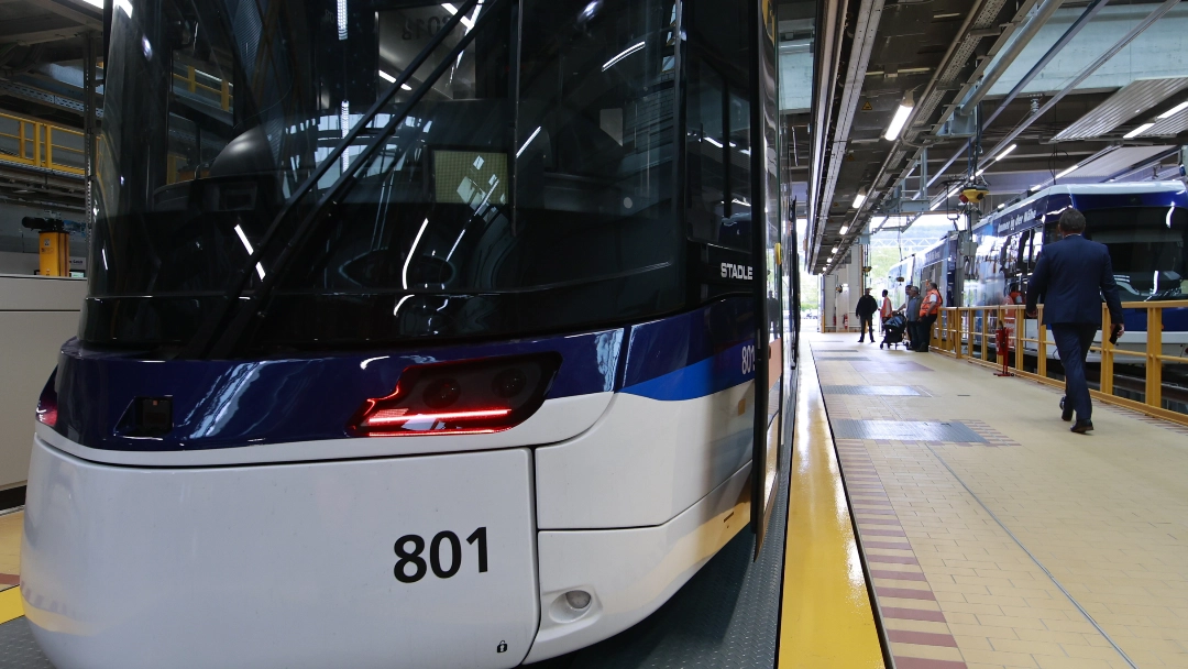 Die Lichtbahn in der JNV-Werkstatt