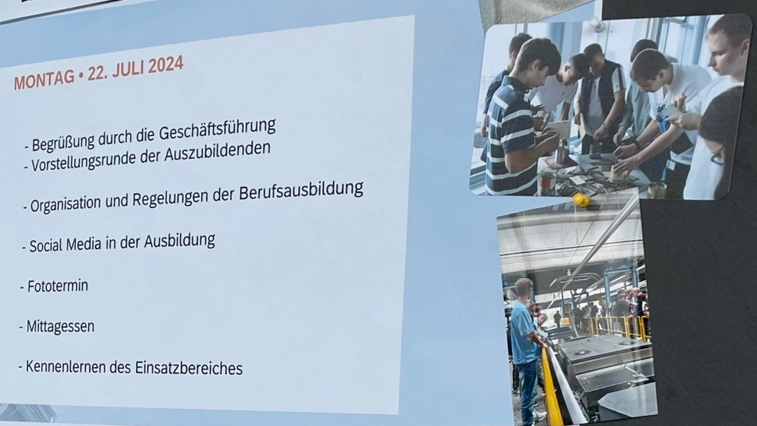 Eine Collage mit zusätzlichen Informationen