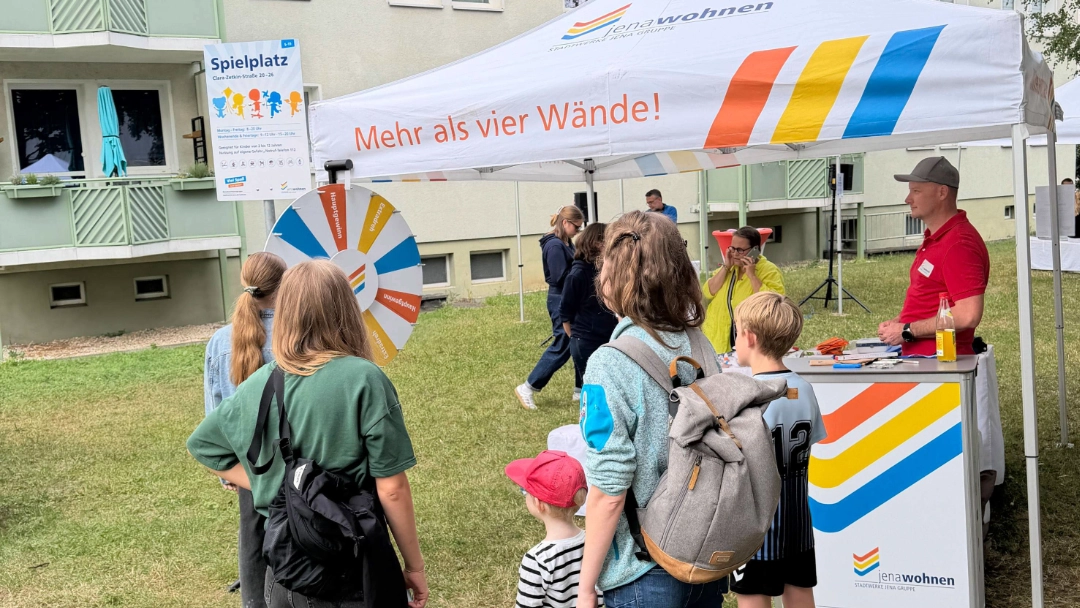 Mieterfest in Jena Nord: Unser Glücksrad