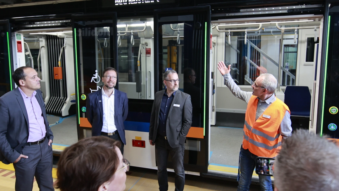 Einweihungsfeier der Lichtbahn