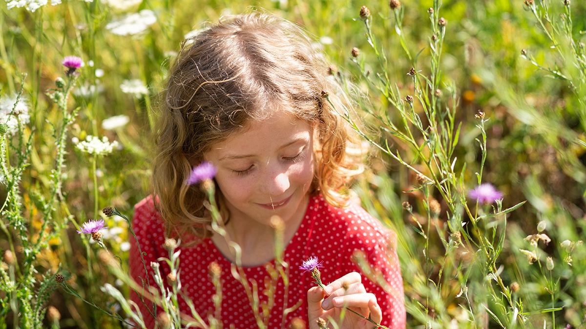 Im Gartenverein Jenzig erleben Kinder die Natur mit allen Sinnen