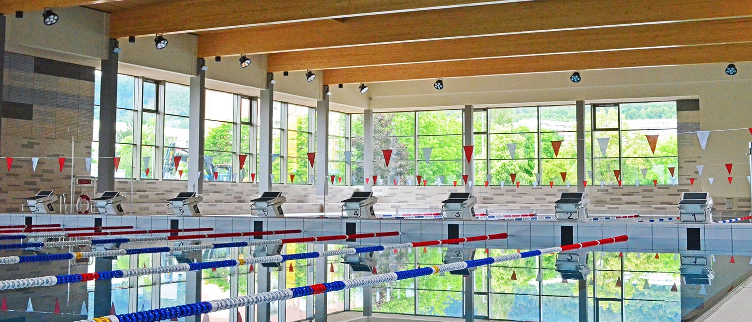 Das Schwimmerbecken im Schwimmparadies Jena 