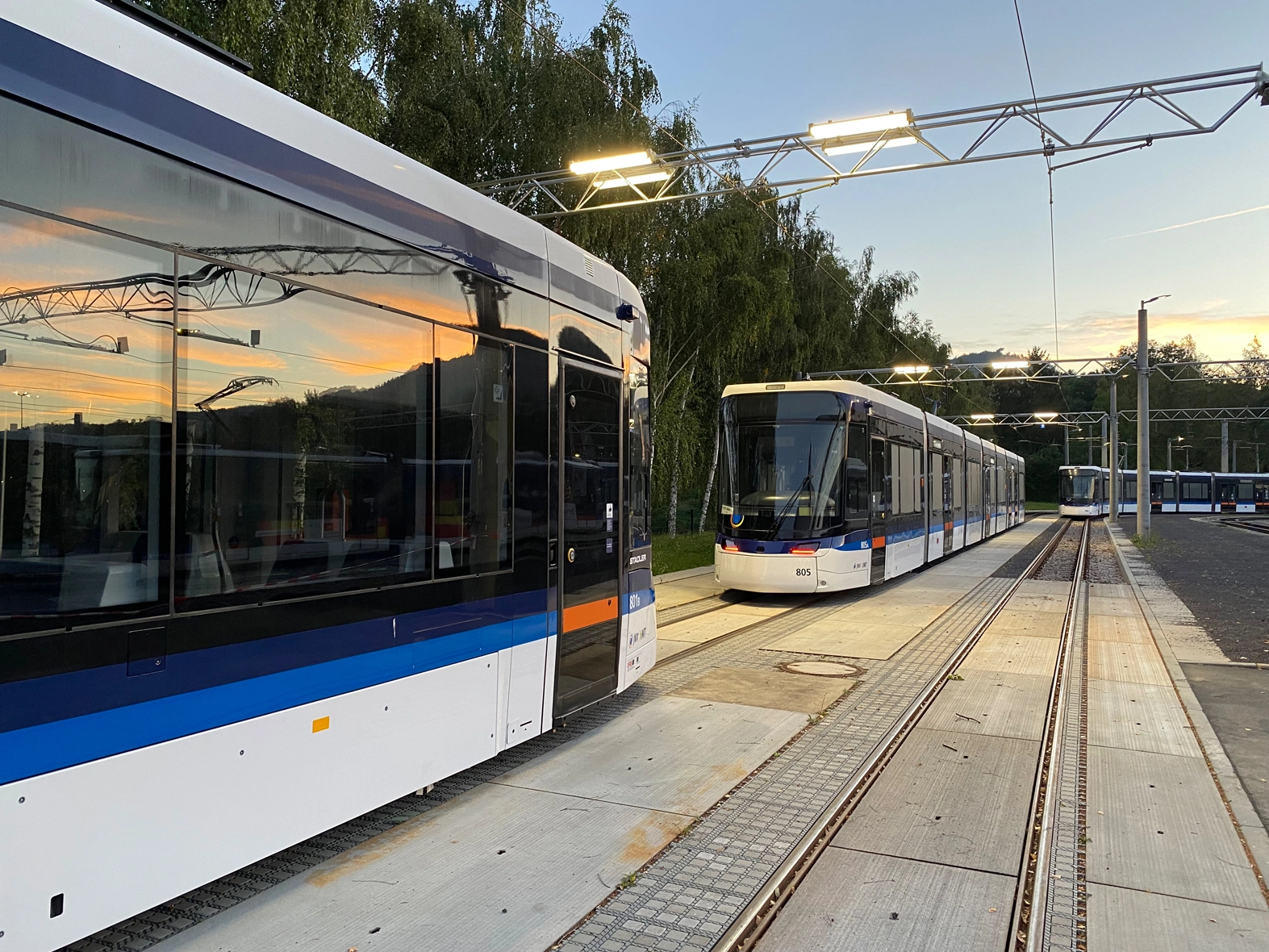 Sommer 2023: Testfahrten der Lichtbahn