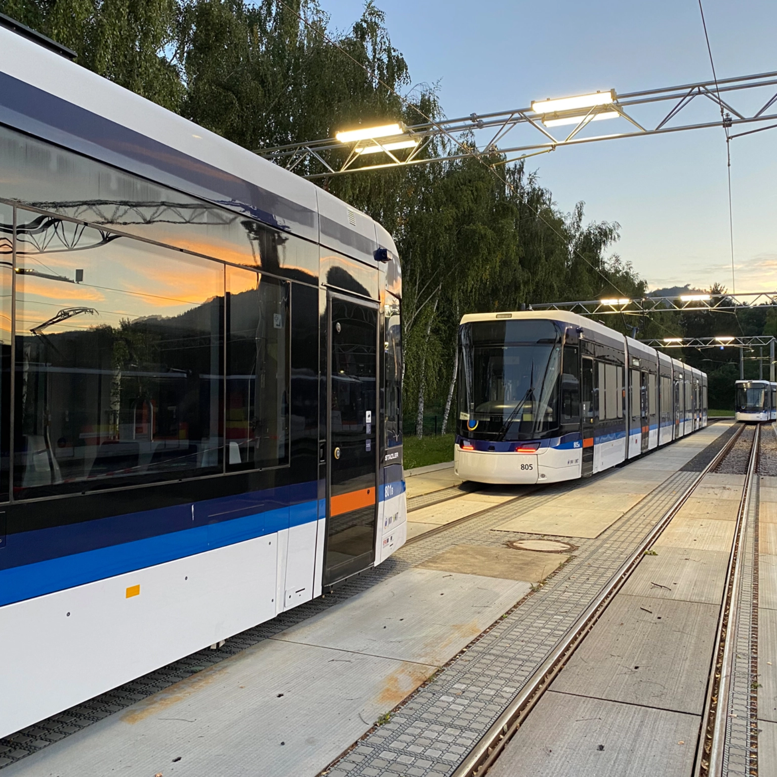 Sommer 2023: Testfahrten der Lichtbahn