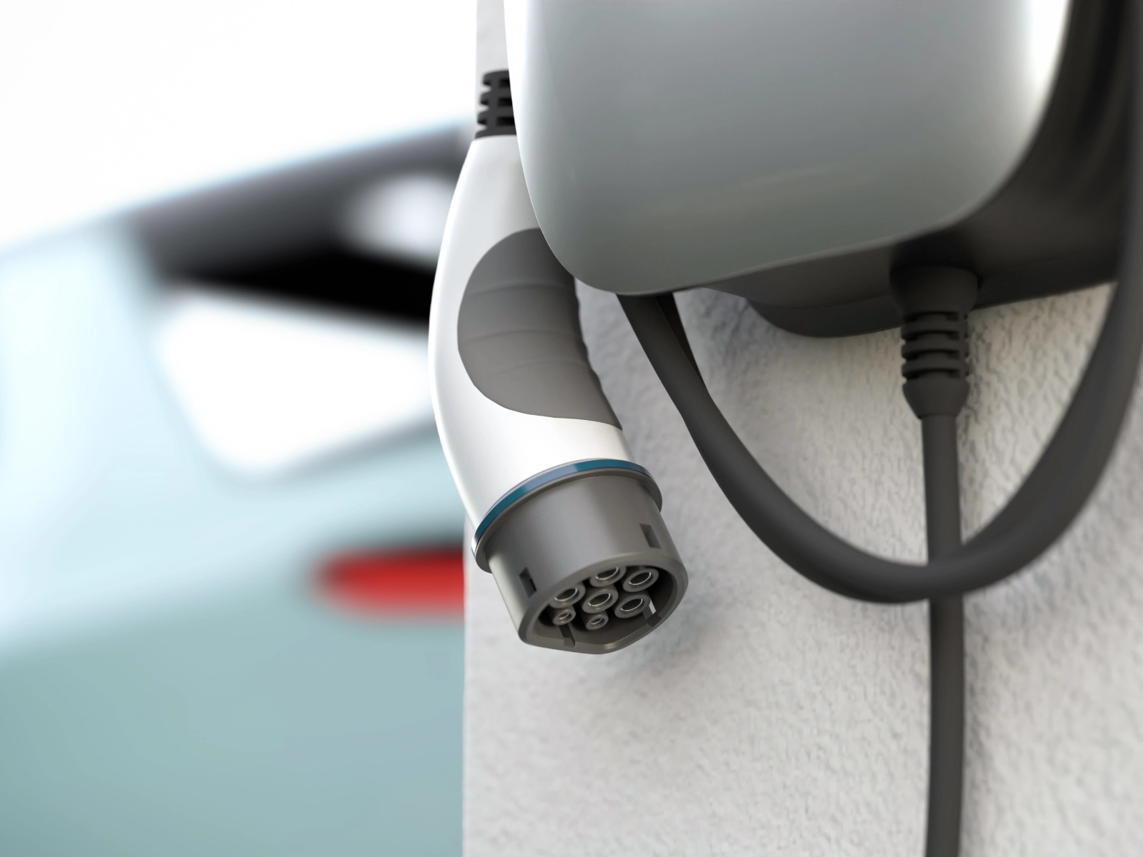 Privater Ladepunkt bzw. Wallbox für Elektrofahrzeuge.