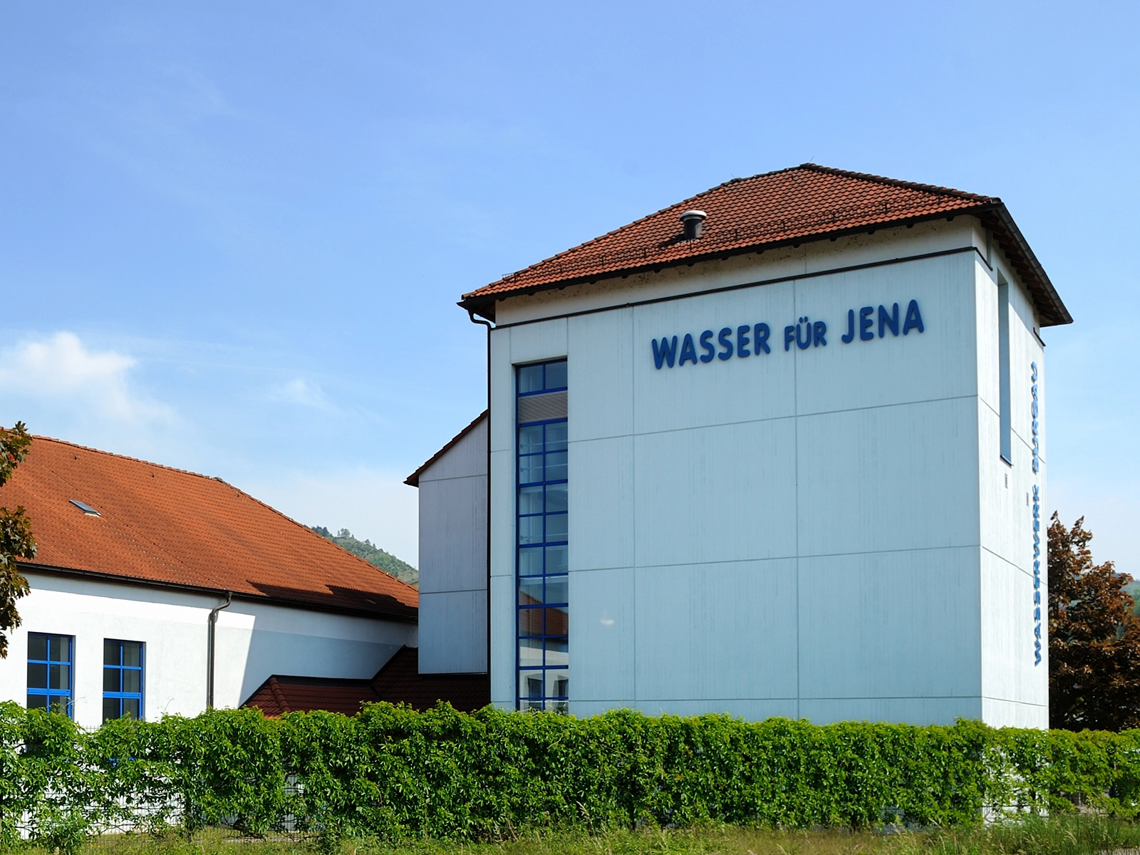 Das Wasserwerk in Jena-Burgau