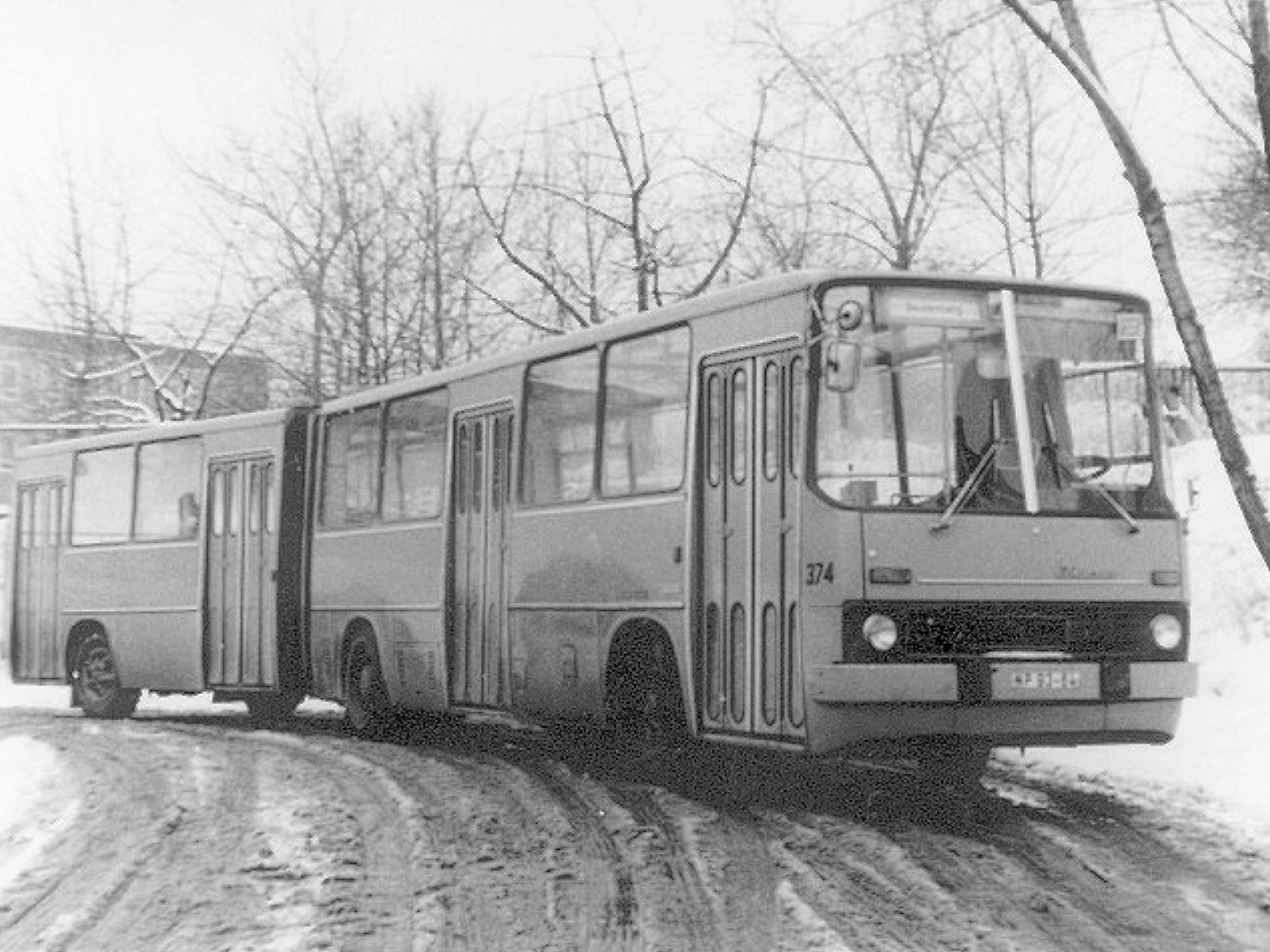 Ikarus-Bus 374 um 1980/81.