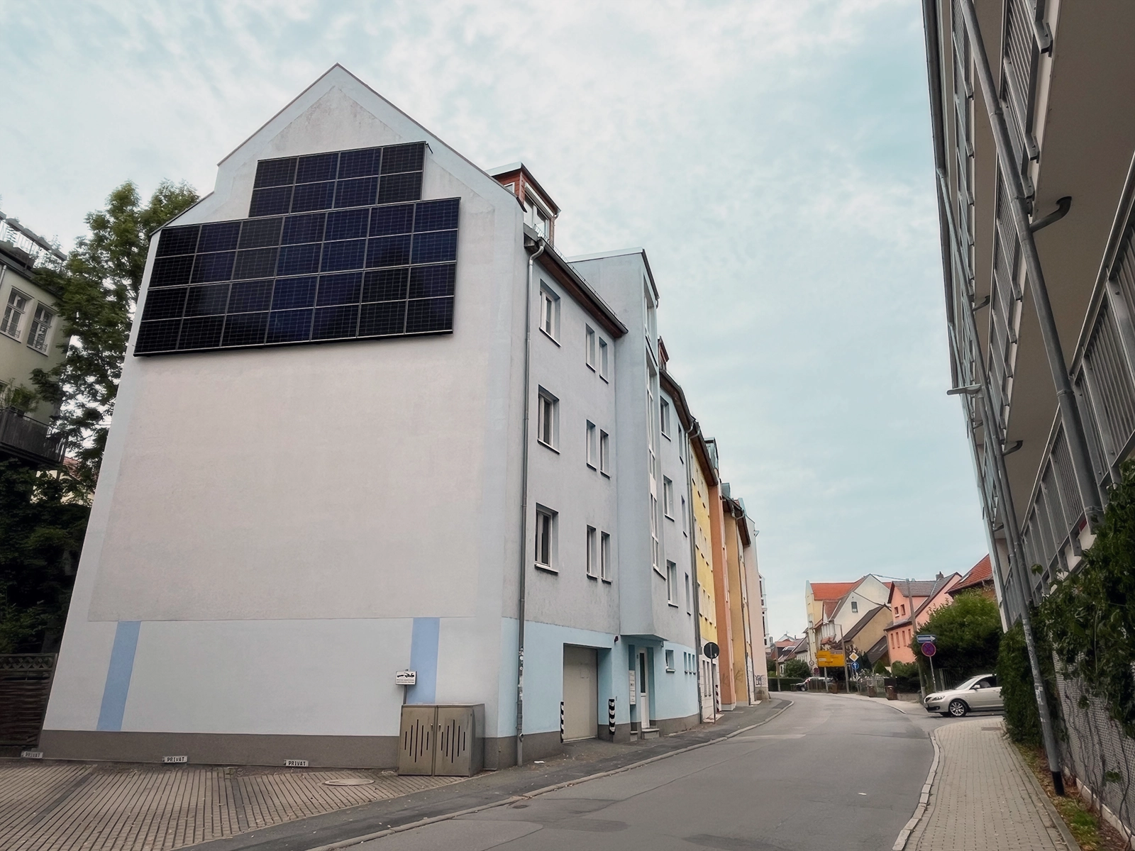 PV Wand in Jena Ost PV Wand in Jena Ost