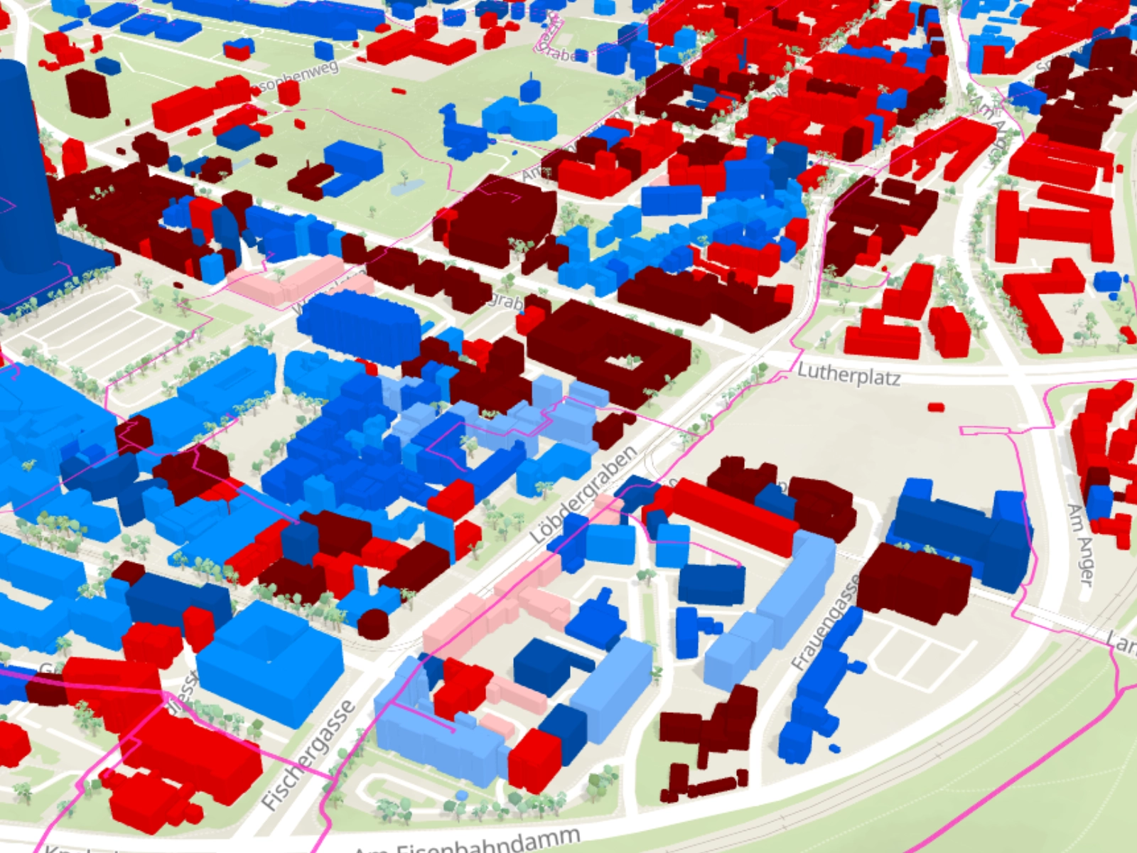 Grafik zur Kommunalen Wärmeplanung von Jena