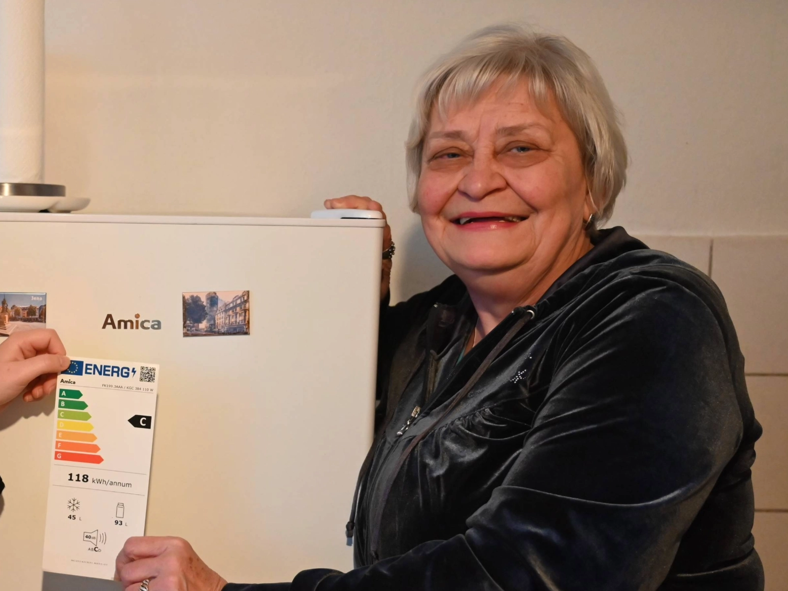 Dank des Stromspar-Checks der Caritas fand Tatiana eine Lösung für ihre hohen Energiekosten.