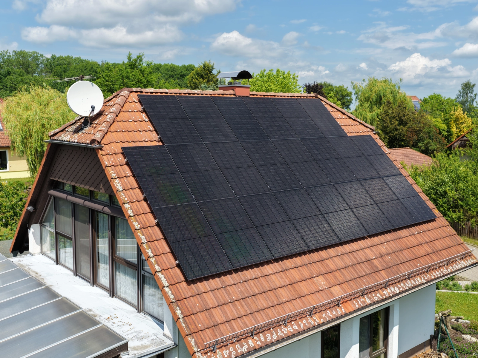 Drohnenaufnahme PV-Anlage in Apolda