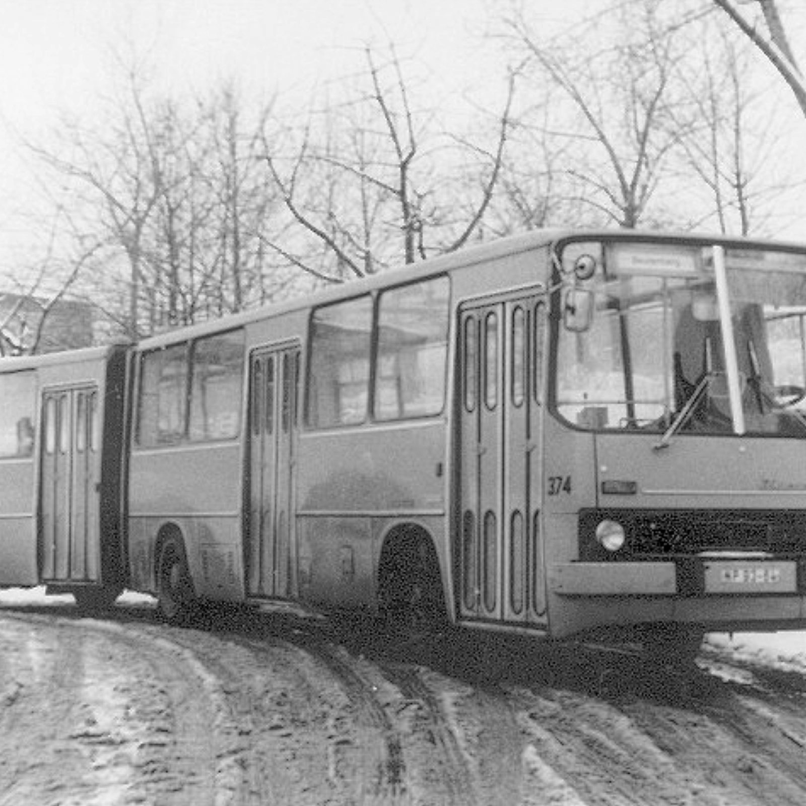 Ikarus-Bus 374 um 1980/81.