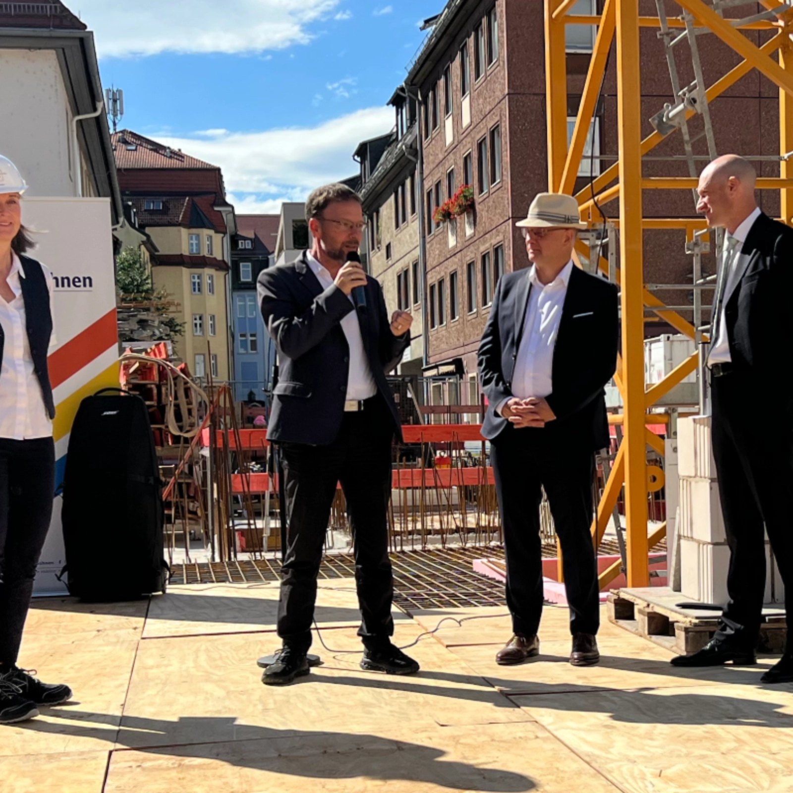 Grundsteinlegung vom Neuen Saaltor