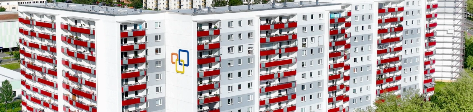 Nach der Sanierung sind alle Mieter im Smarten Quartier Jena-Lobeda in der Ziegesarstraße eingezogen.