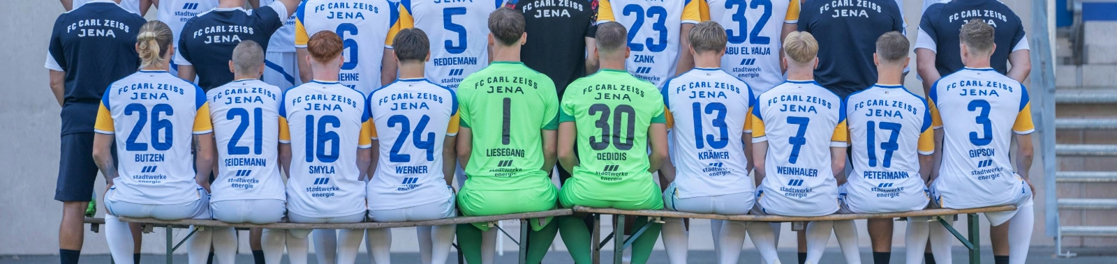 Mannschaftsfoto des FC Carl Zeiss Jena
