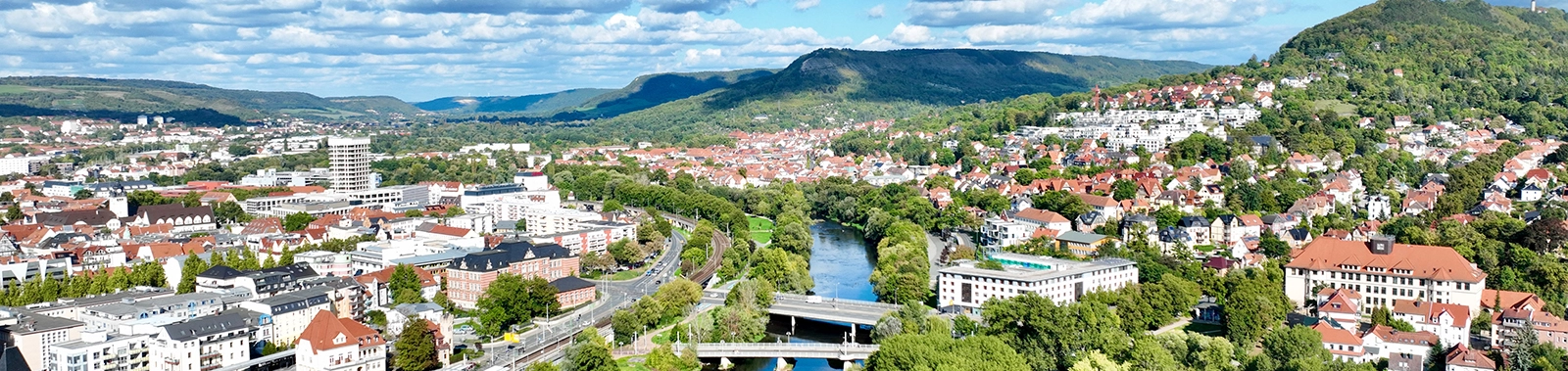 Symbolbild Blick auf Jena in nördliche Richtung