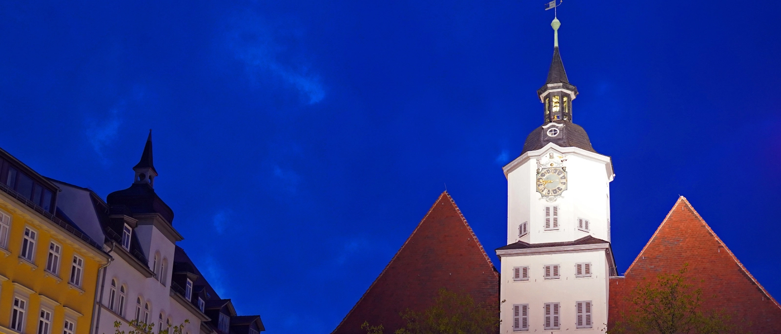 Rathaus Jena Nachtaufnahme