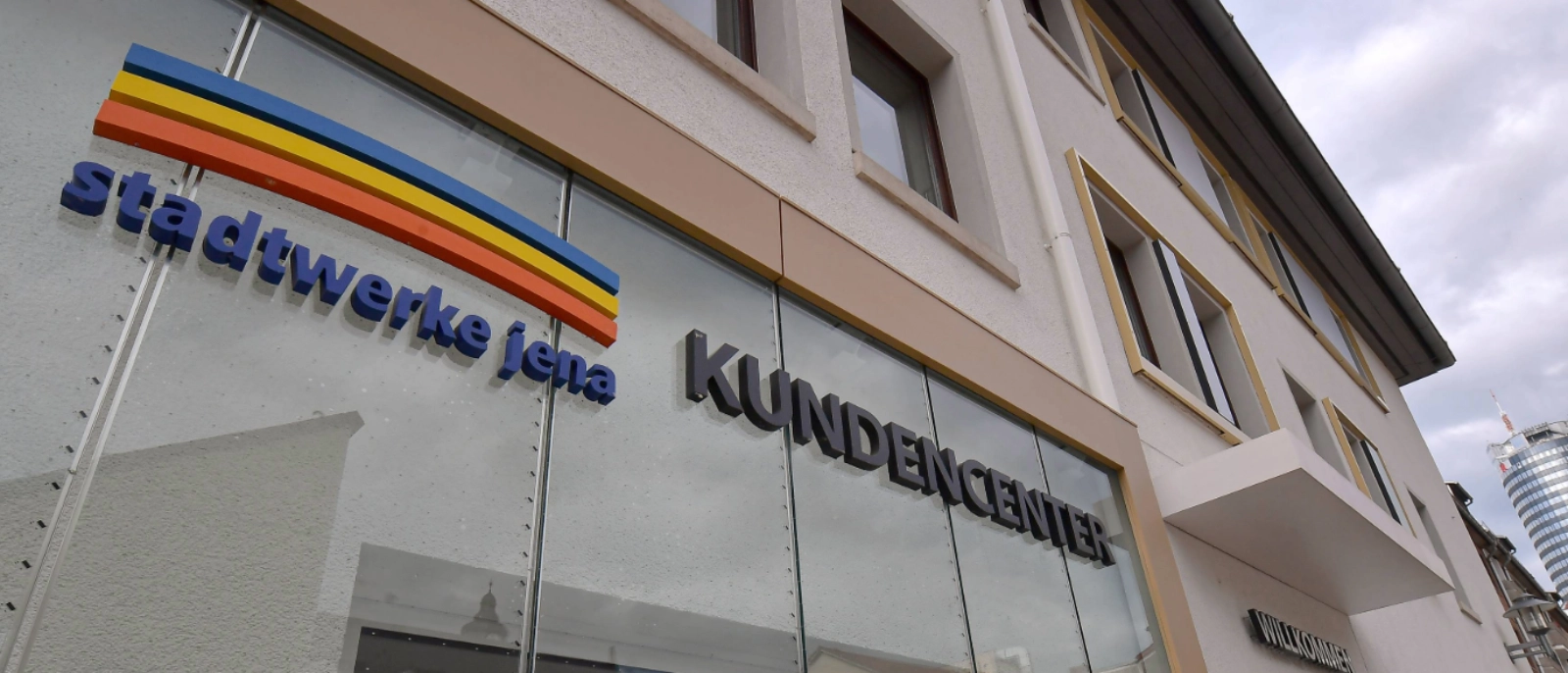 Außenansicht des Stadtwerke Jena Kundencenters