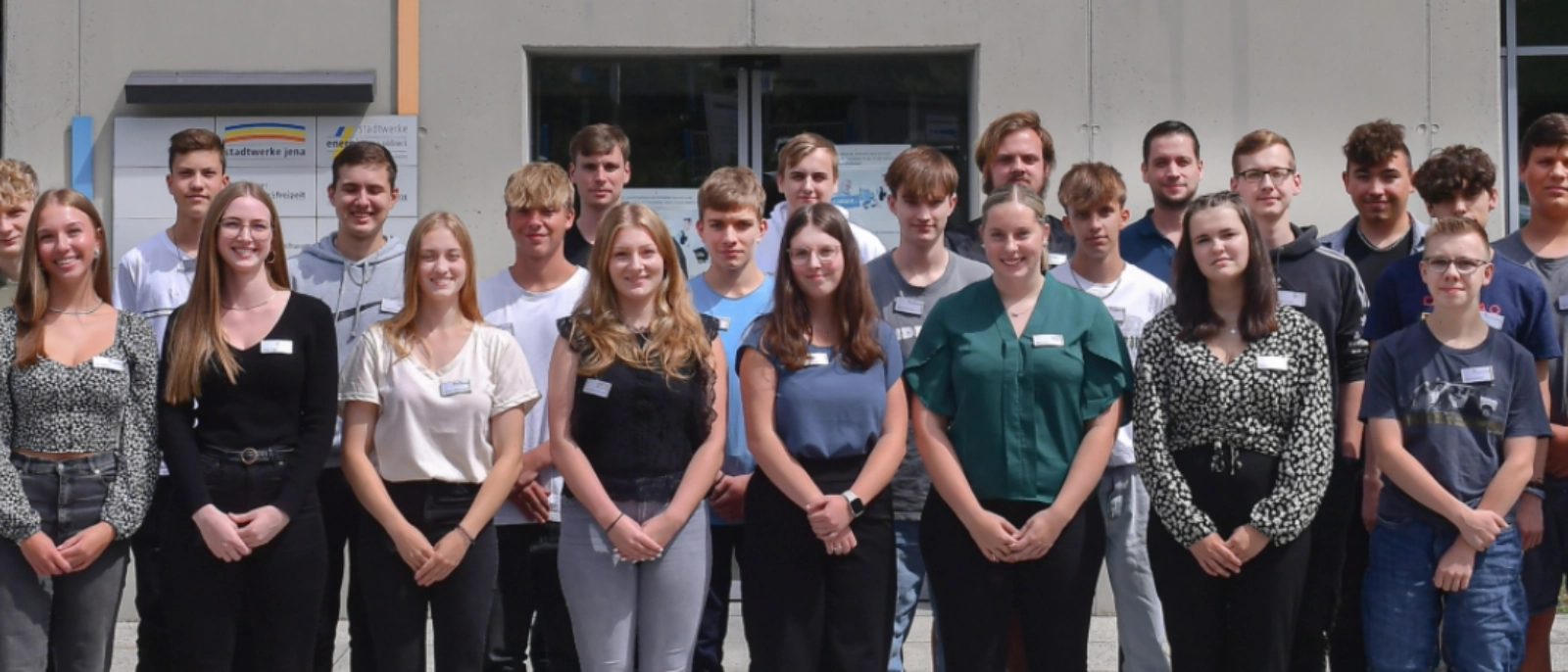 Gruppenbild der Auszubildenden