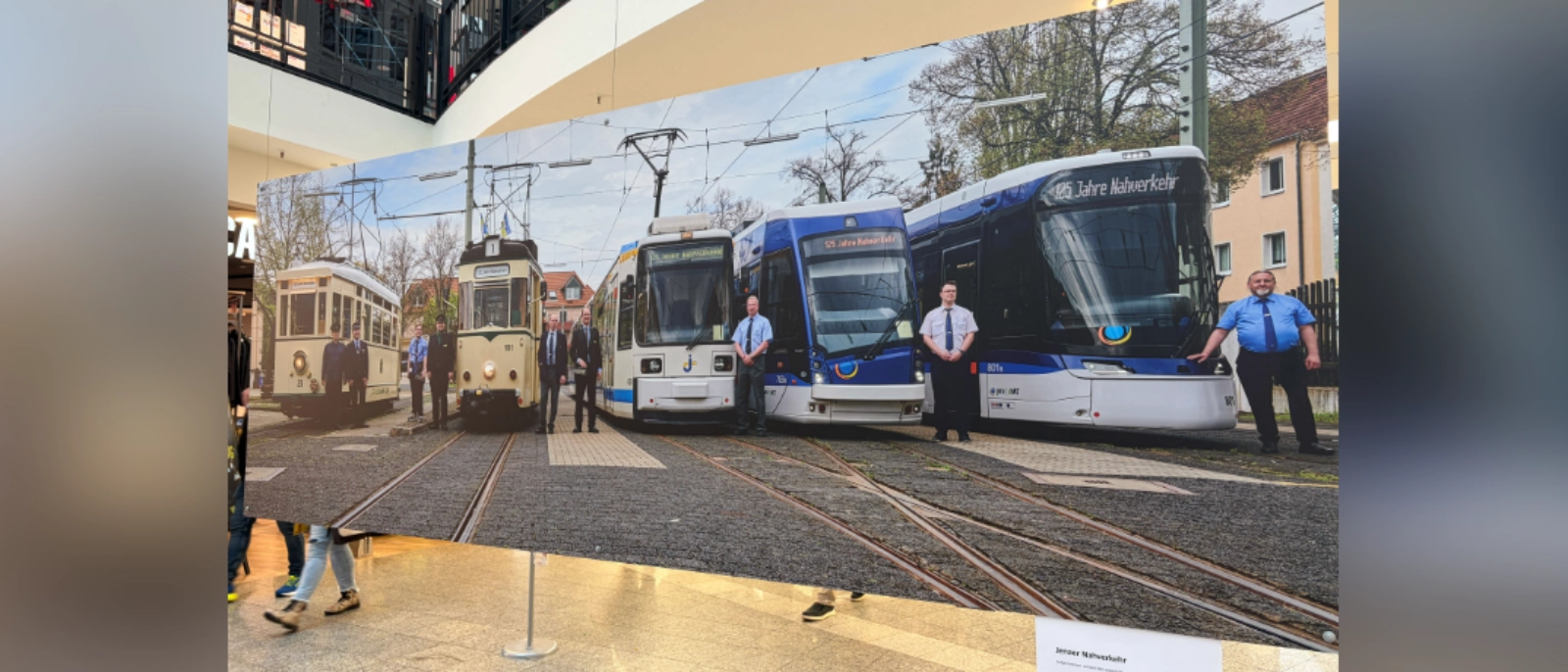 Wagenparade zum 125-jährigen Jubiläum der Jenaer Straßenbahn