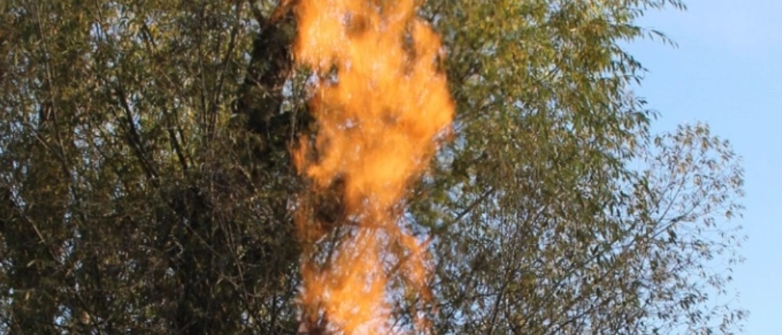 „Gasfrei!“ Das hatte es mit der riesigen Gasflamme im Paradies auf sich