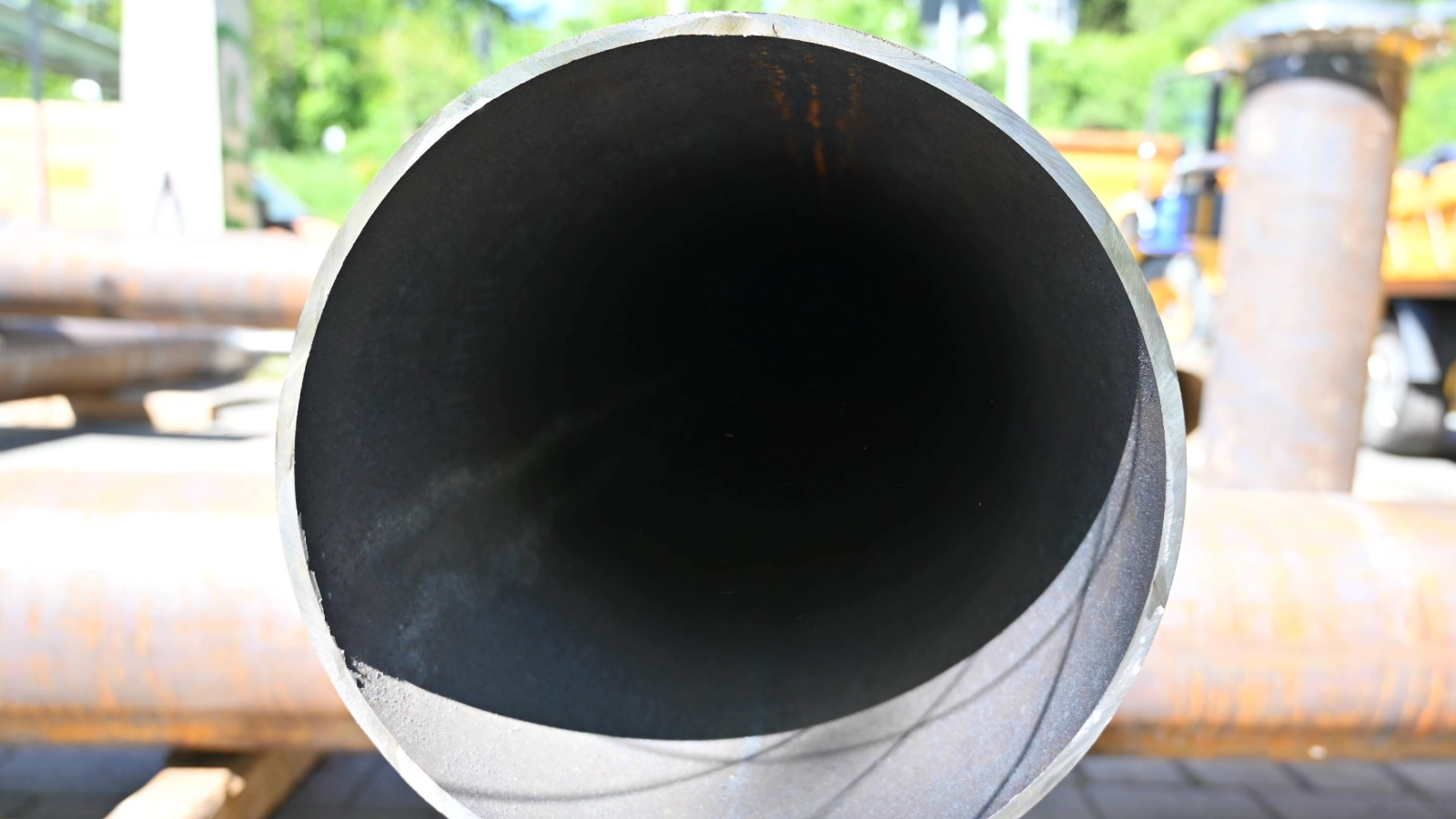 Dampfnetzablösung am Burgauer Weg