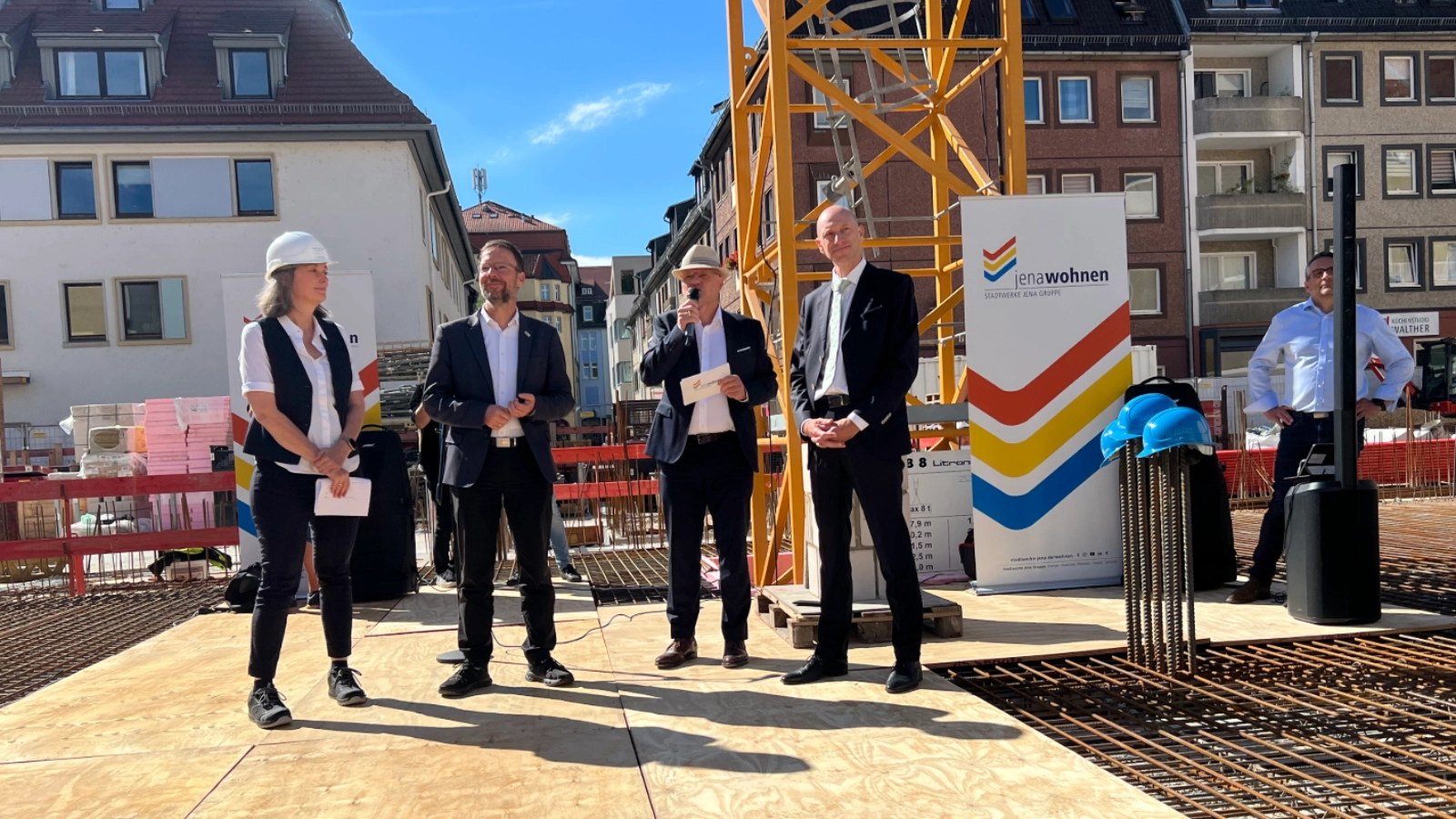 Grundsteinlegung vom Neuen Saaltor