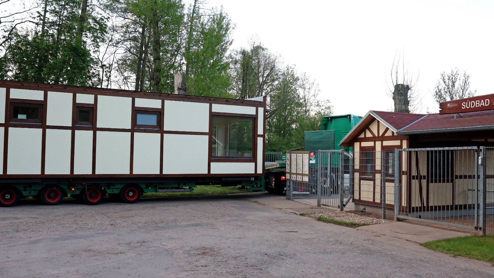 Lieferung vom Tiny House