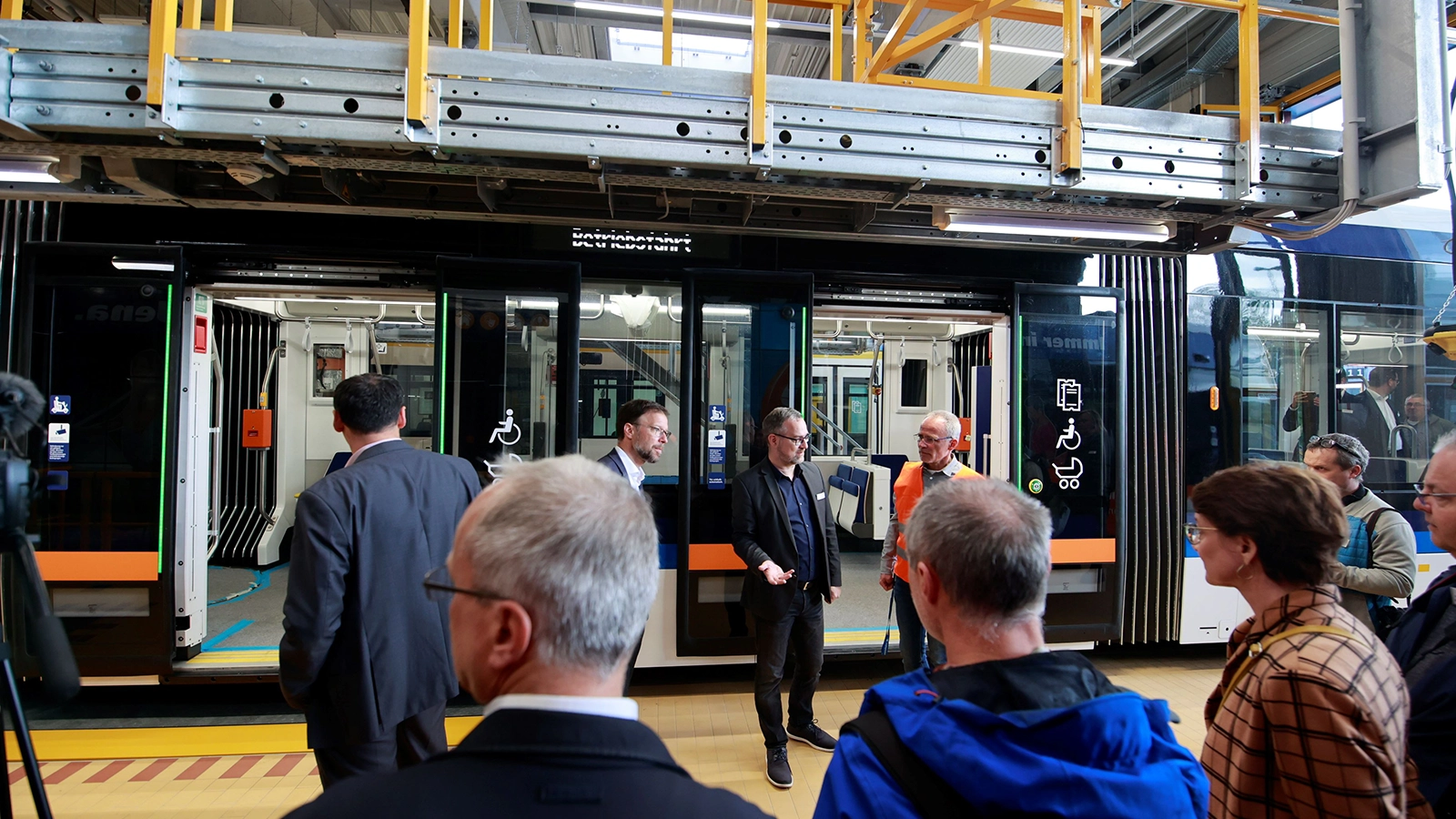 Die Lichtbahn in der Werkstatt