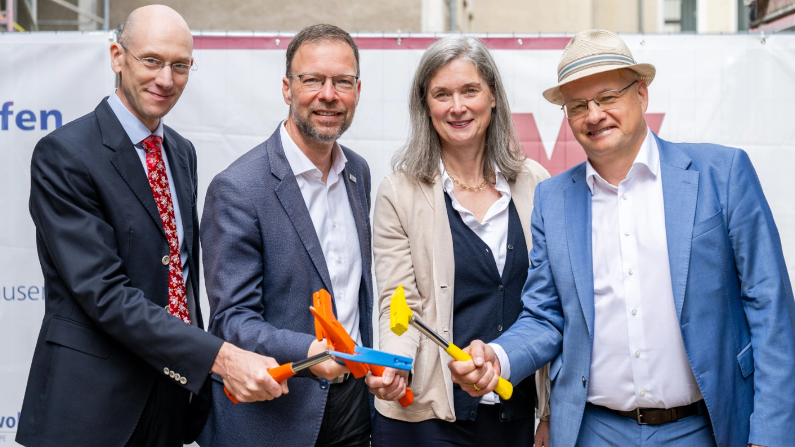 Richtfest in der Saalstraße