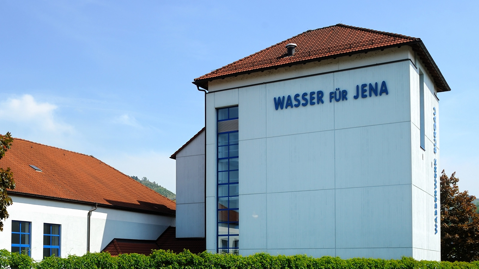 Das Wasserwerk in Jena-Burgau