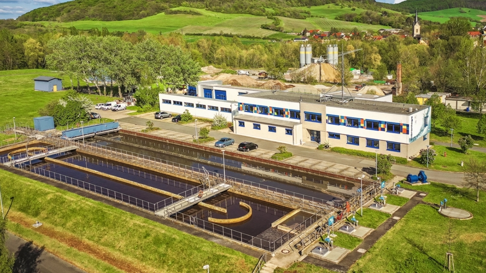 Die Zentralkläranlage in Zwätzen
