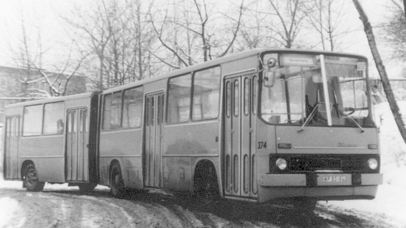 Ikarus-Bus 374 um 1980/81.