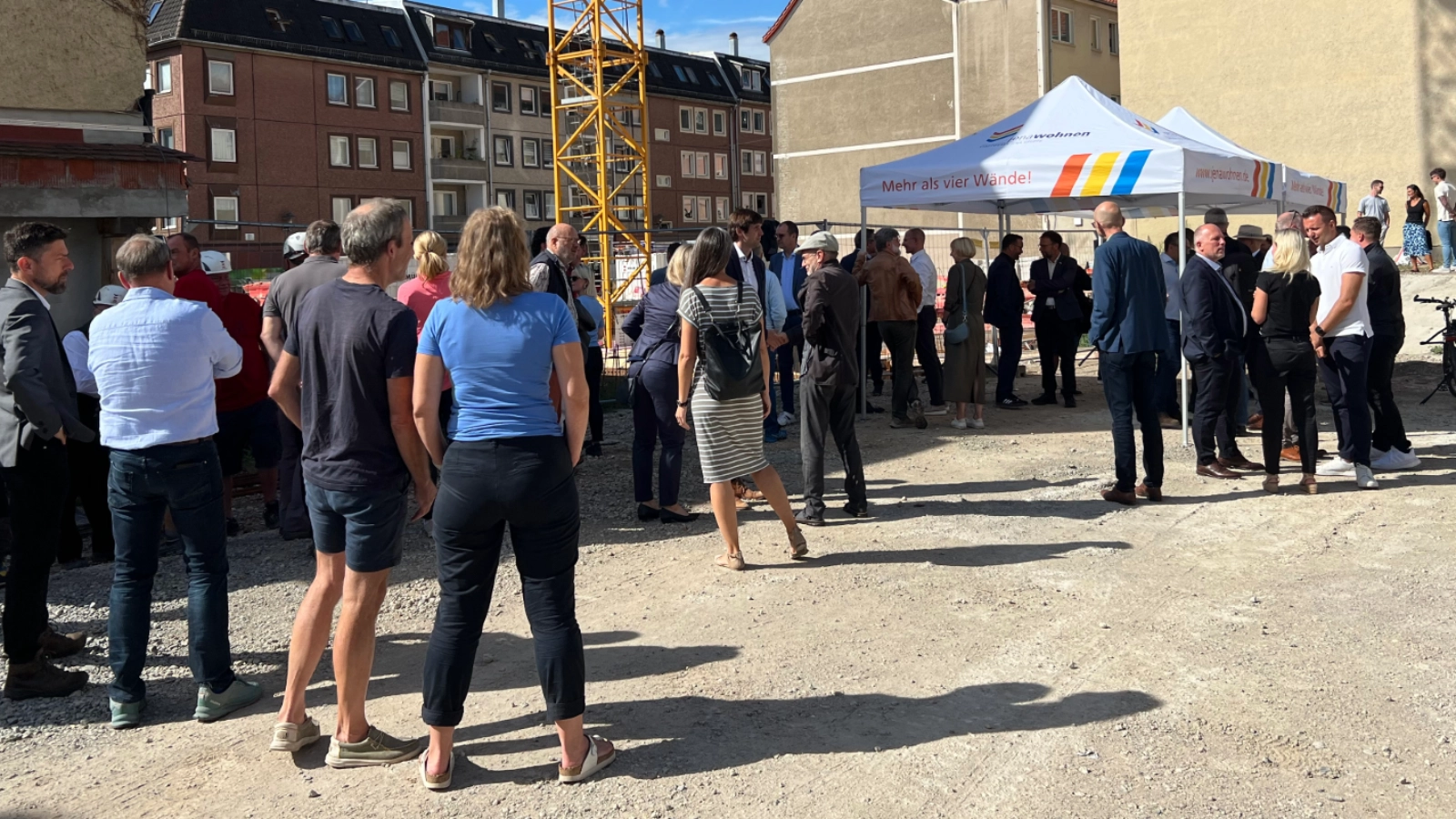 Grundsteinlegung vom Neuen Saaltor