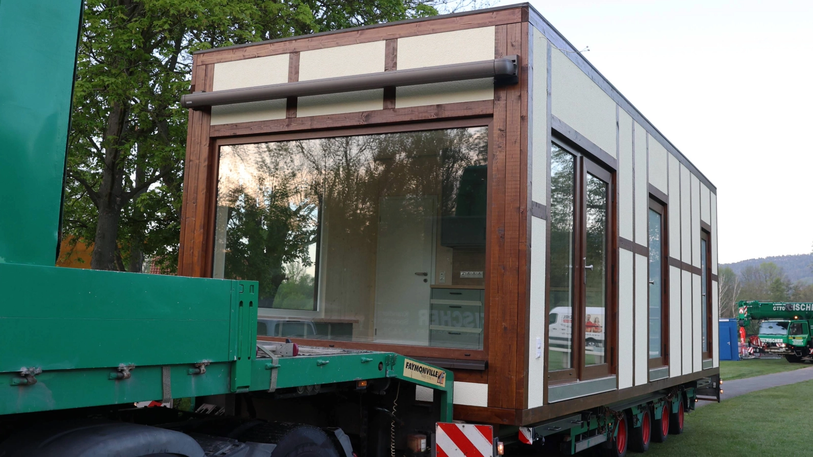 Lieferung vom Tiny House