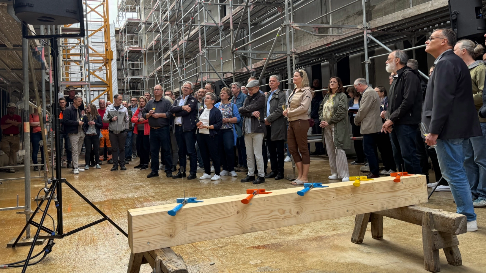 Richtfest des neuen Saaltors