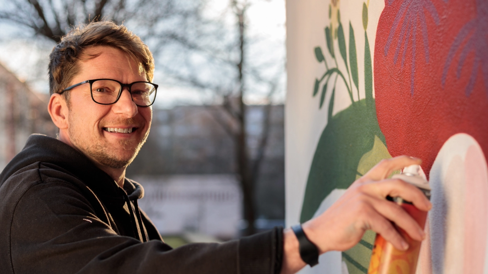 Graffiti in der Fritz-Ritter-Straße in Lobeda