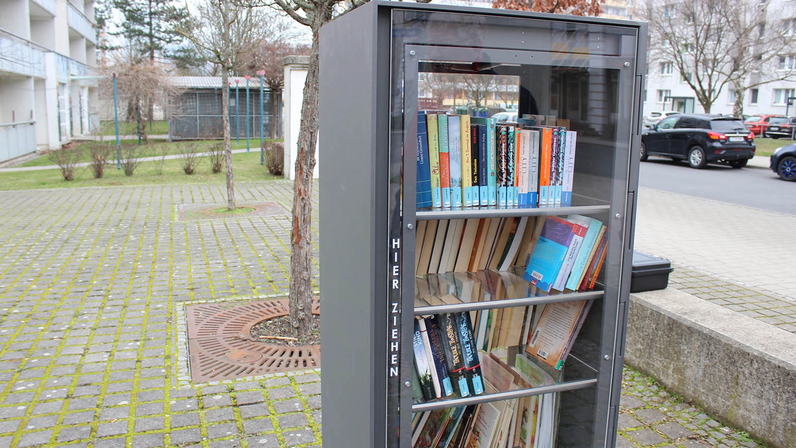 jenawohnen Bücherschrank in Lobeda: Alter Standort