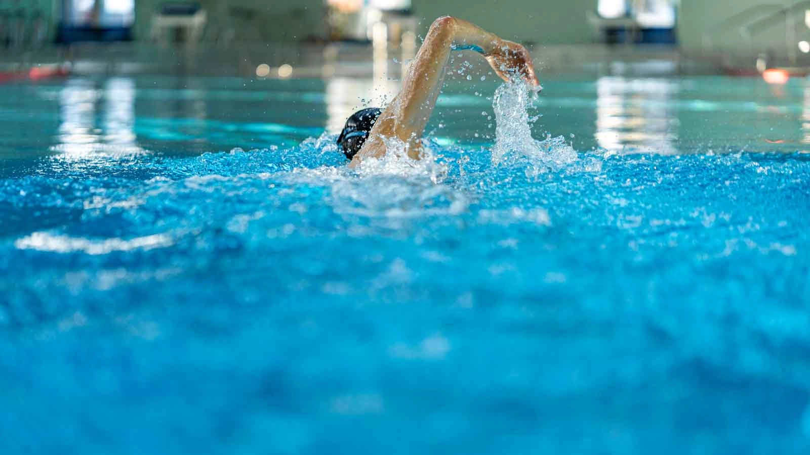 Schwimmer Sportschwimmhalle Schwimmparadies