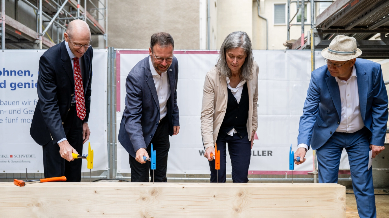 Richtfest: "Neues Saaltor"