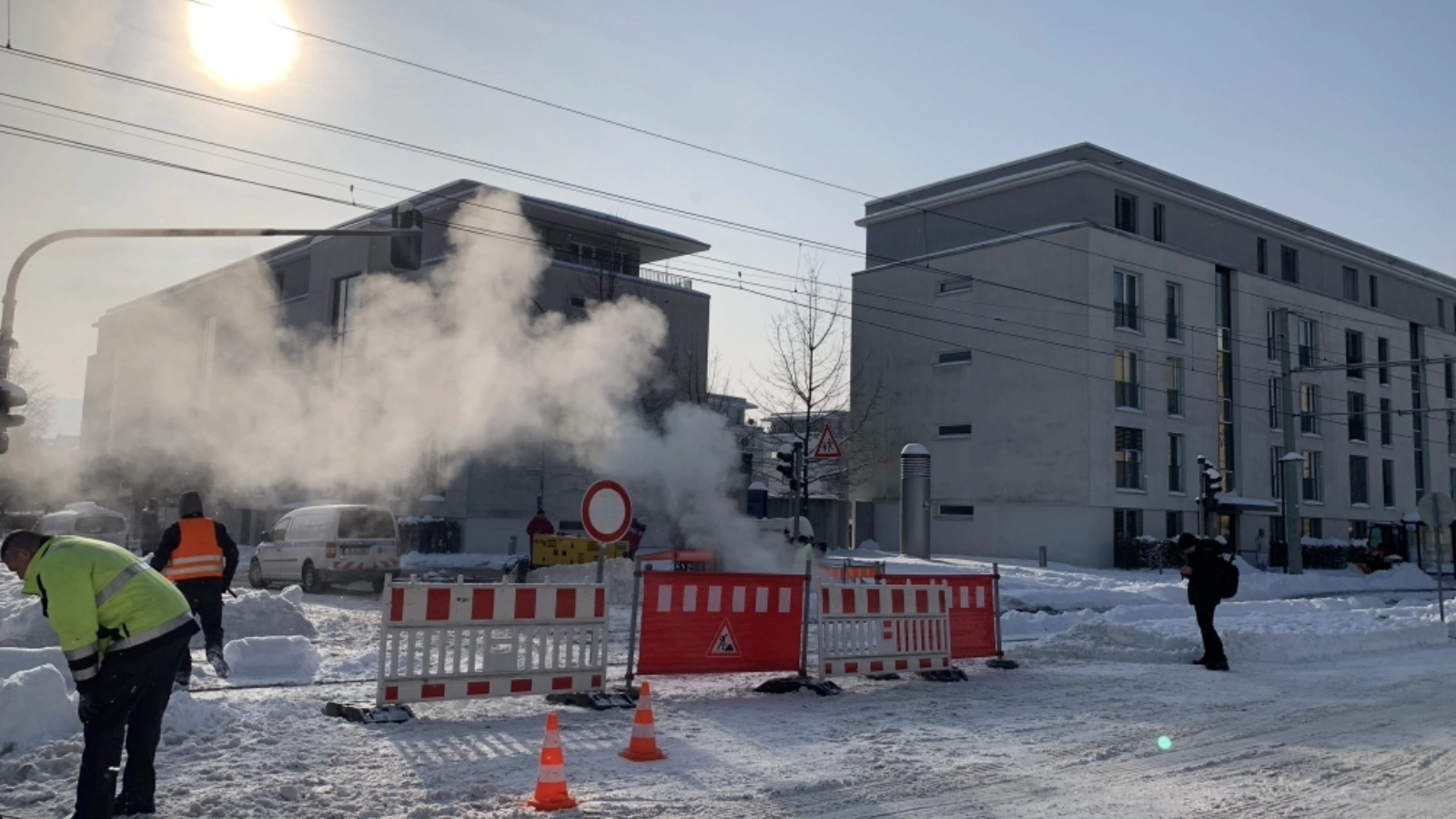 2021: Fernwärme-Havarie in Nord bei gleichzeitigem Wintereinbruch