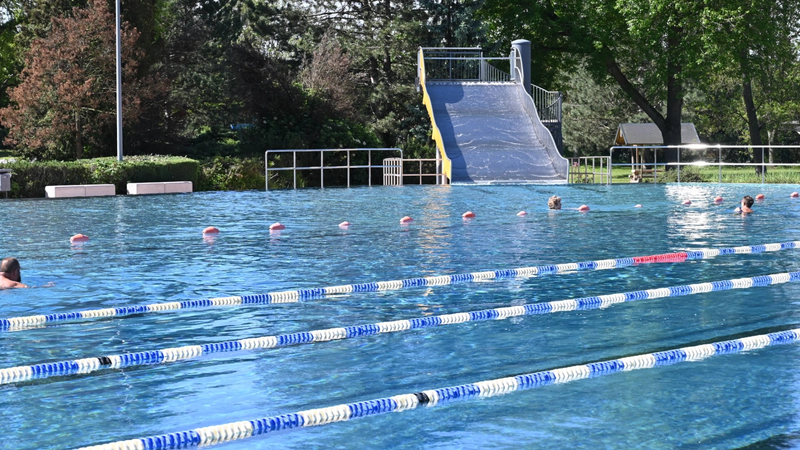 Das Schwimmbecken im Ostbad