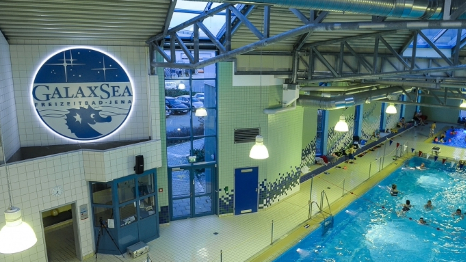 Blick vom Sprungturm ins GalaxSea