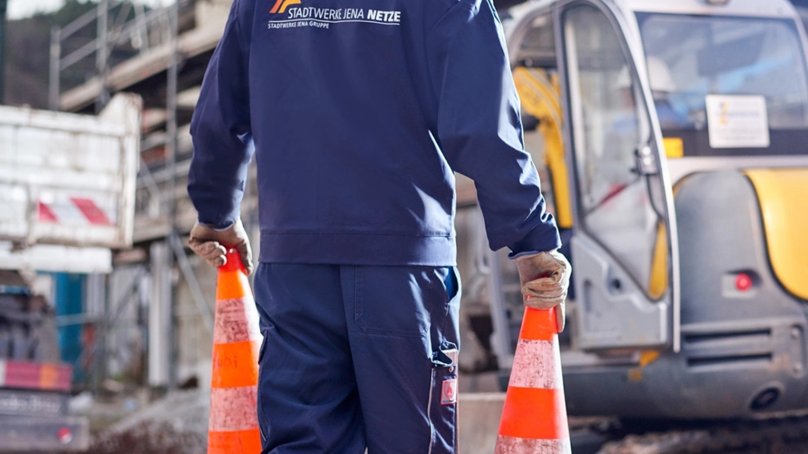 Baustellenabsperrung