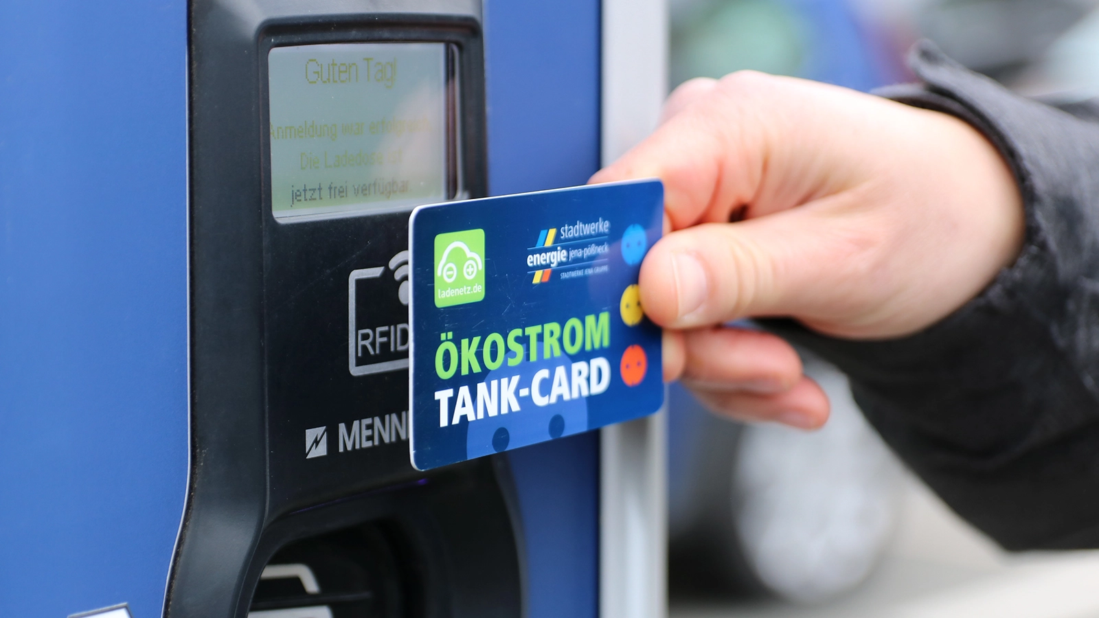 Stadtwerke Ladekarte Ökostrom Tank-Card