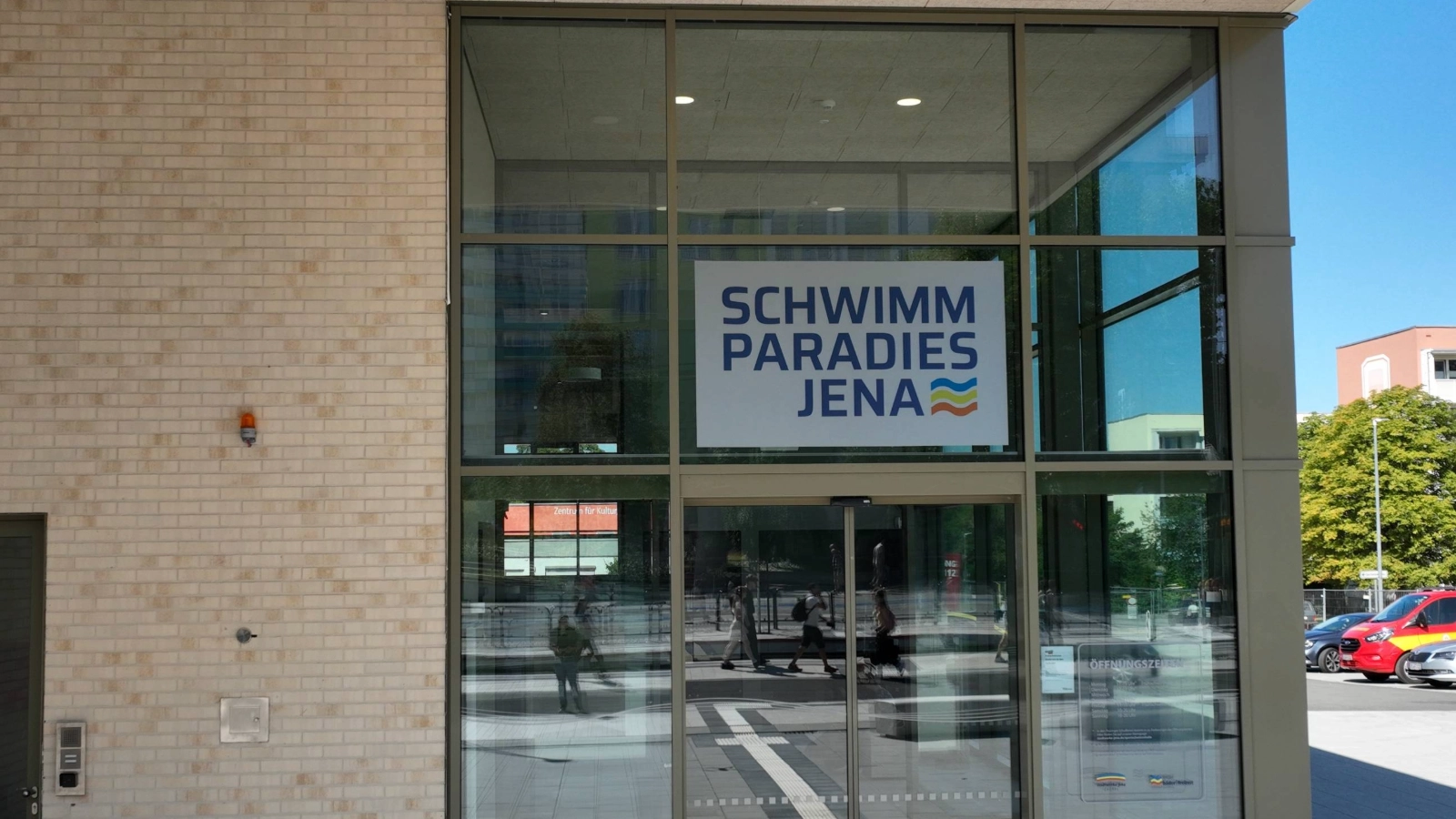 Eingangsbereich Schwimmparadies Jena 